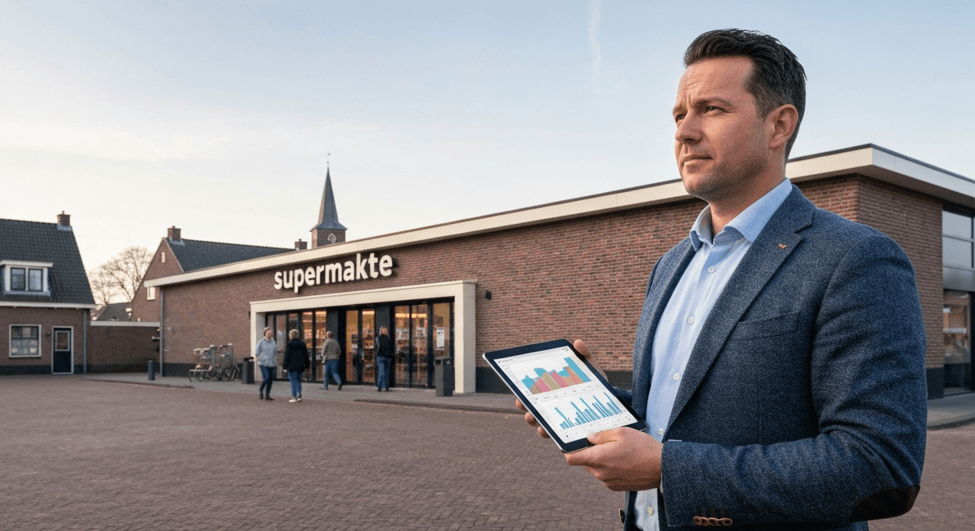 Dorps-supermarkt verslaat stad: hoger rendement