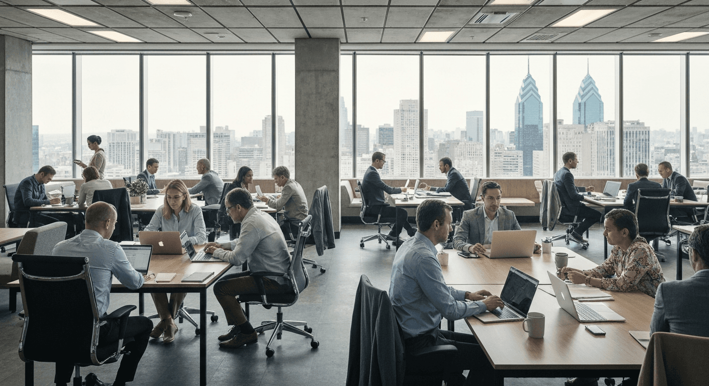 Kantoorverhuur Philadelphia knalt omhoog: +20%