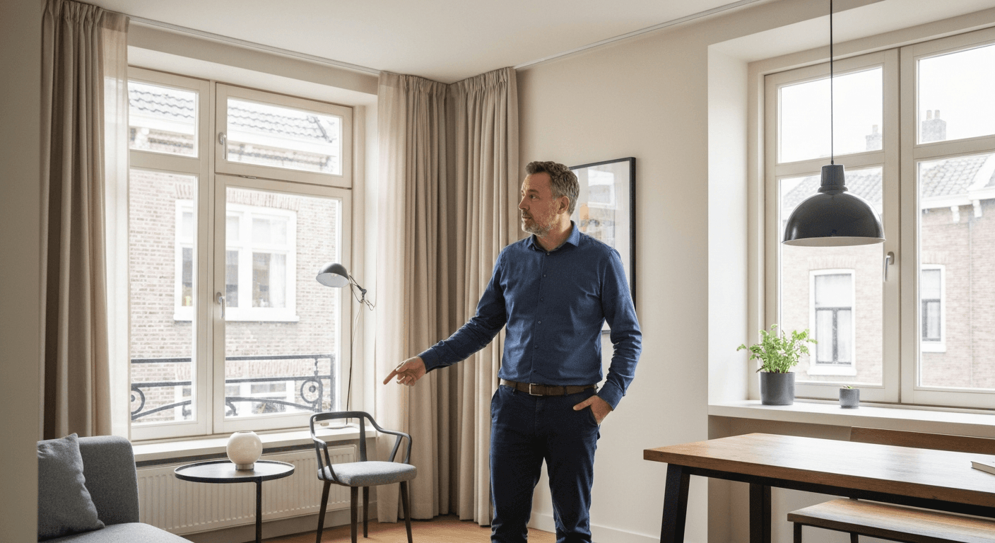 Oude flat leefbaar: licht en ruimte voor familie